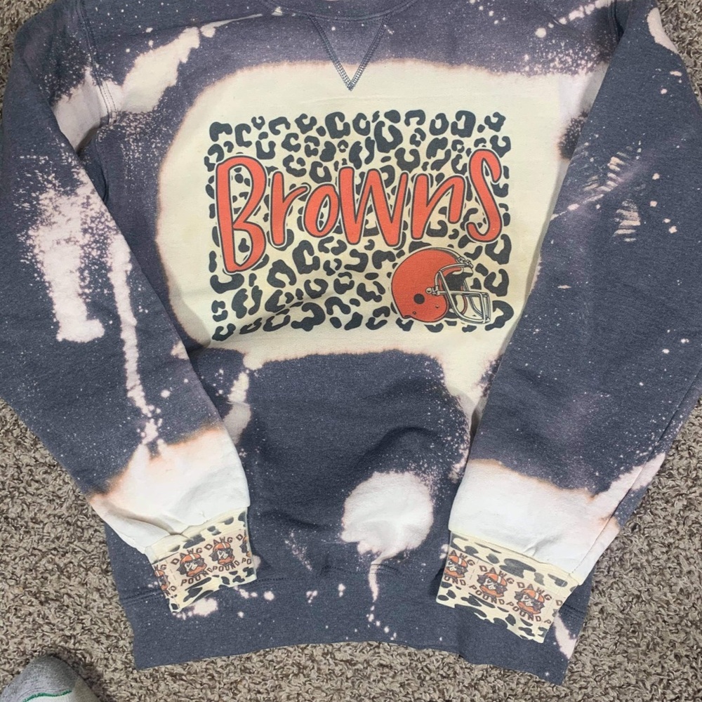Bleached leopard Cleveland browns
